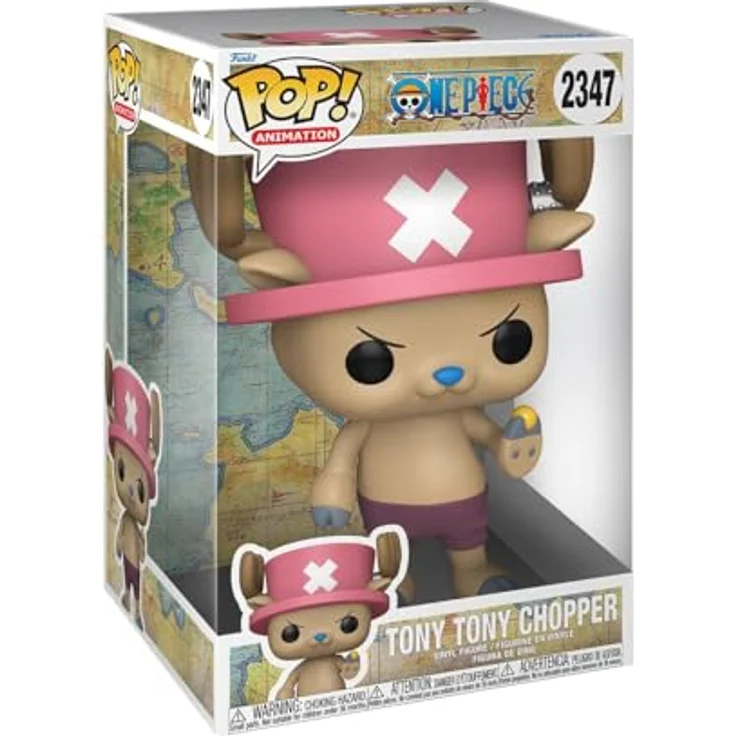 Funko Pop! Animation: One Piece - Chopper (10 inch Jumbo) #2347, detailreiche Vinyl-Sammelfigur in 25 cm Größe, Fensterbox Verpackung – Bild 1
