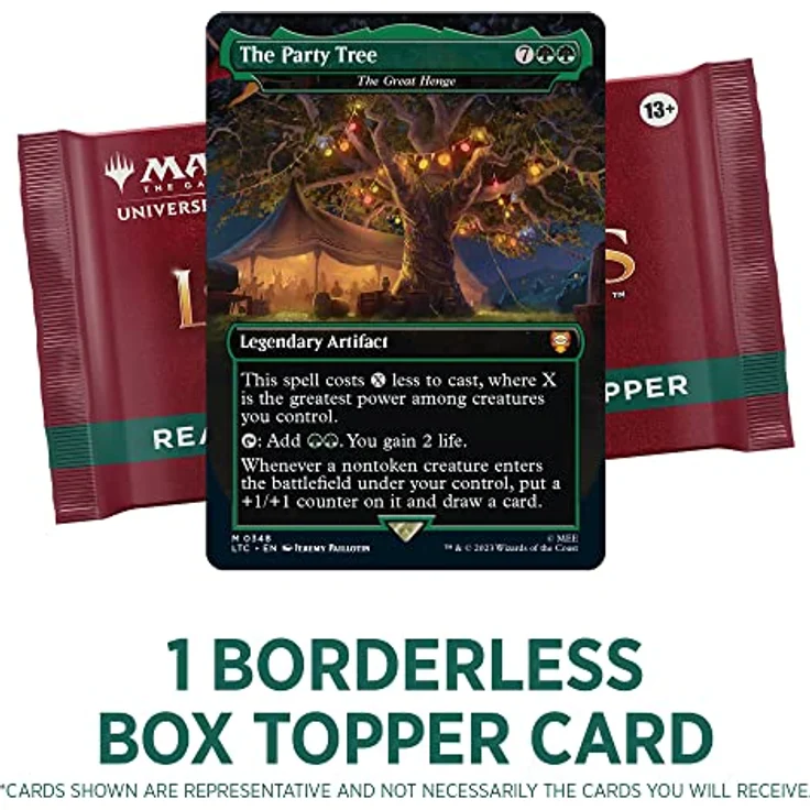 Magic: The Gathering The Lord of The Rings: Tales of Middle-Earth Draft Booster Box - 36 Packs + 1 Box Topper Card – Bild 2