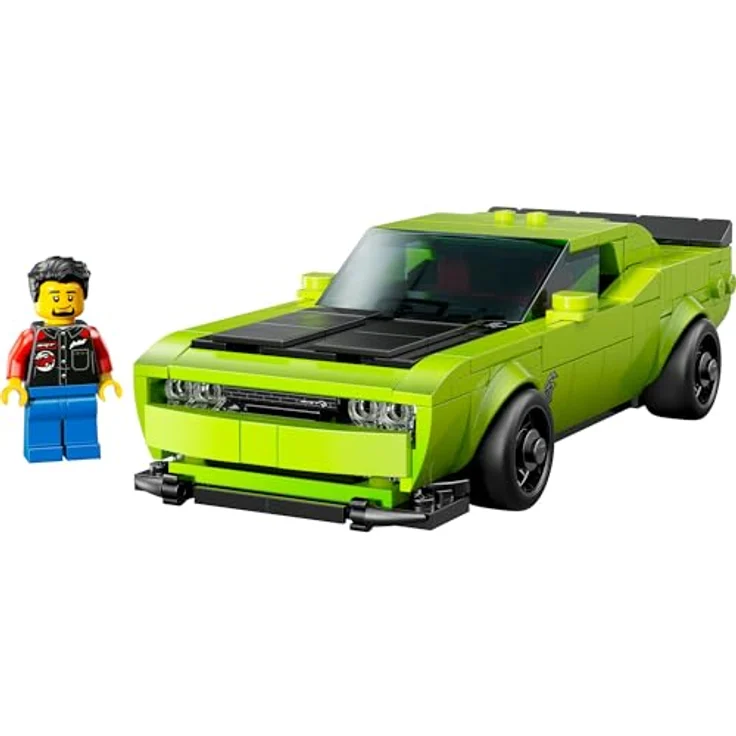 LEGO Speed Champions 77237, Dodge Challenger SRT Hellcat, 390-teiliges Modell für Kinder ab 9 Jahren, 17cm x 7cm x 4cm – Bild 2