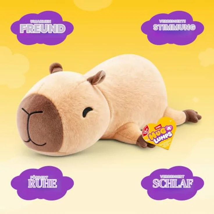 Hug-A-Lumps Hug-A-Lumps-Plush MEDIUM Capybara (Connie), Serie 2, Stoffpuppe – Bild 2