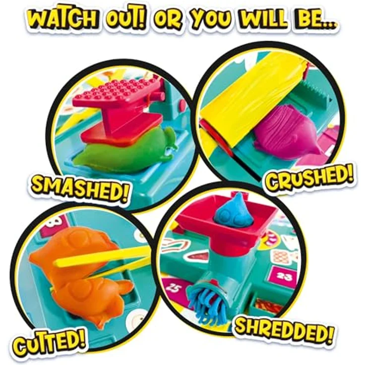Craze Kitchen Escape, Brettspiel mit Gemüsefiguren aus Knete und Fallen auf dem Spielbrett – Bild 4