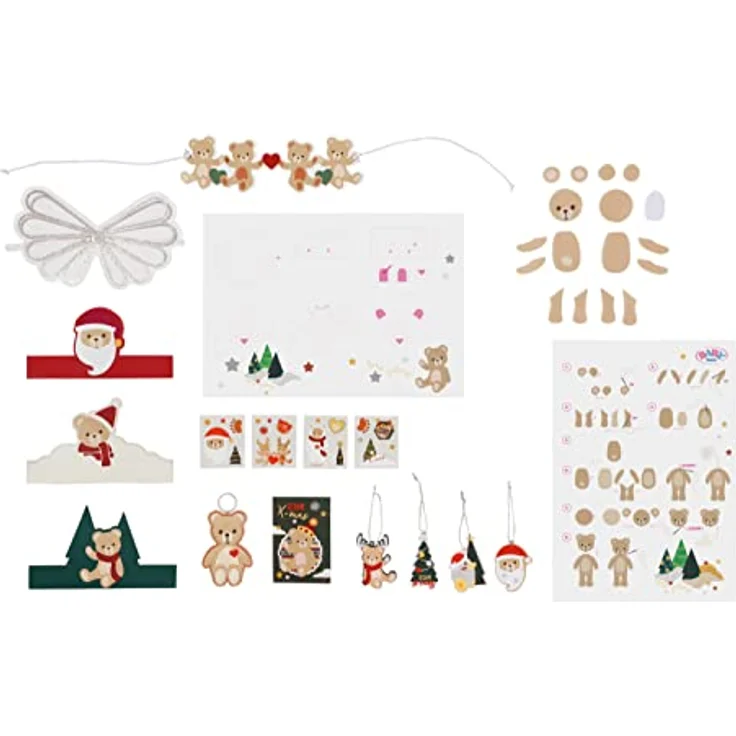 Zapf Creation 834466 BABY born Adventskalender - Puppenadventskalender für 43 cm große Puppen mit 24 Überraschungen bestehend aus Kleidungsstücken und Accessoires – Bild 3