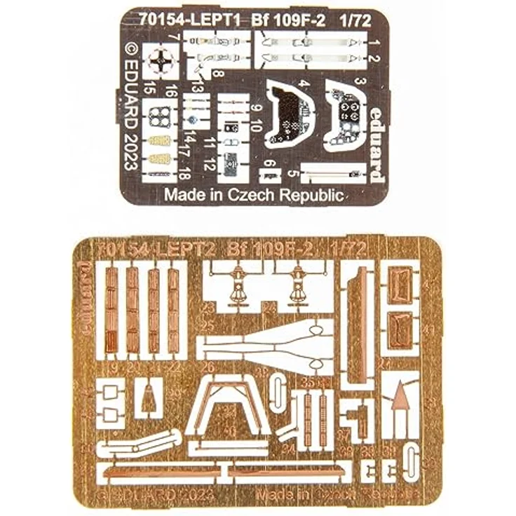 Eduard Plastic Kits 70154 - 1:72 Bf 109F-2 1/72 Profipack - Neu – Bild 4