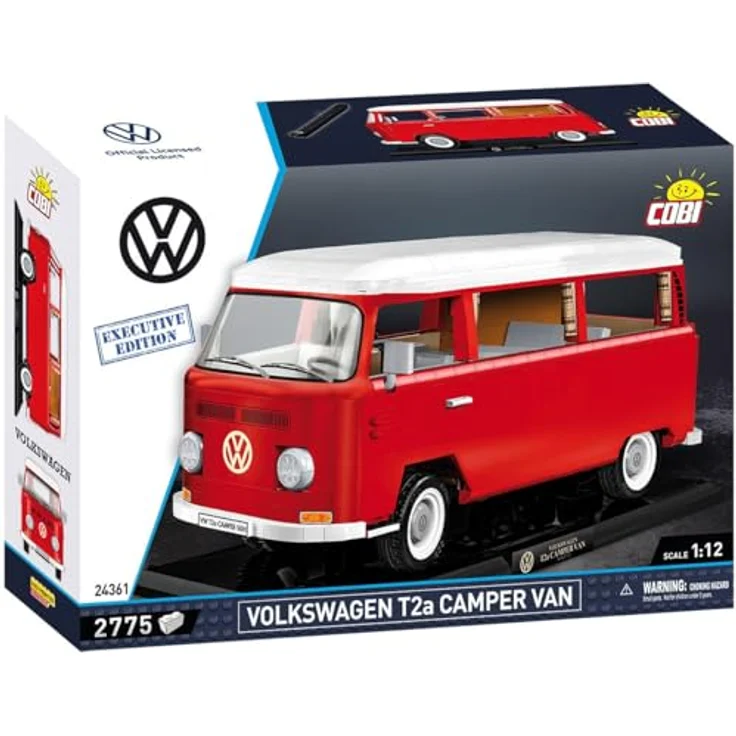 COBI Volkswagen Transporter T2a, Modellfahrzeug aus Bausteinen, gefertigt in EU – Bild 1