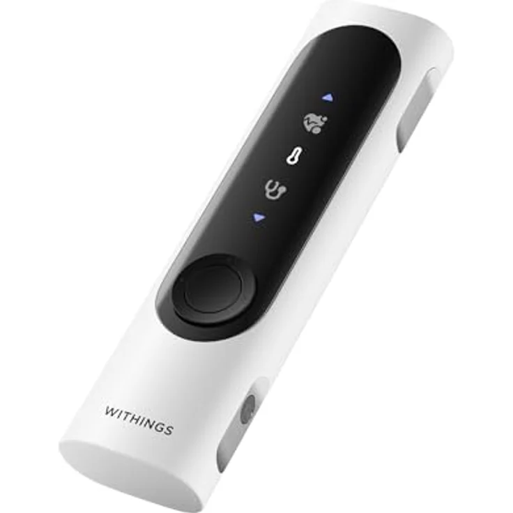 Withings BeamO – Kontaktloses digitales Smart Thermometer mit Fiebererkennung, 4-in-1 MultiScan, EKG, Pulsoximeter und digitalem Stethoskop, für Kinder & Erwachsene, Multi-User, Familiengesundheit – Bild 1