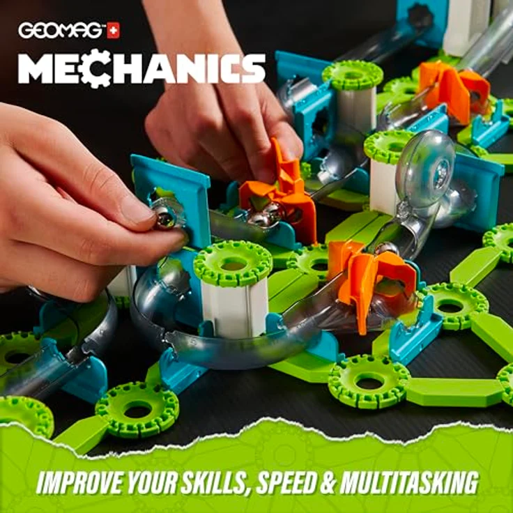 Geomag Mechanics Gravity RE Loops & Turns Neodym-Magnet-Spielzeug 8 Jahr(e) Mehrfarbig Violett Silber - Preisvergleich – Bild 12