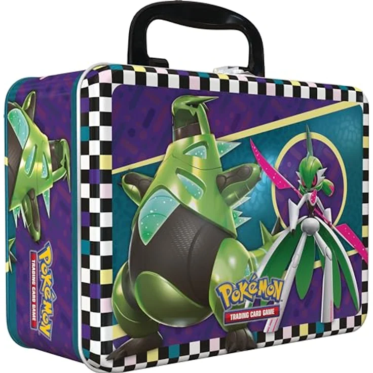 Nintendo Pokémon - Collector's Chest Back to School 2024 - englische Version, includes 2 special foil promo cards, 6 Pokémon TCG booster packs, 2 Cool Pokemon Coins, 4 sheets of stickers, and more – Bild 1