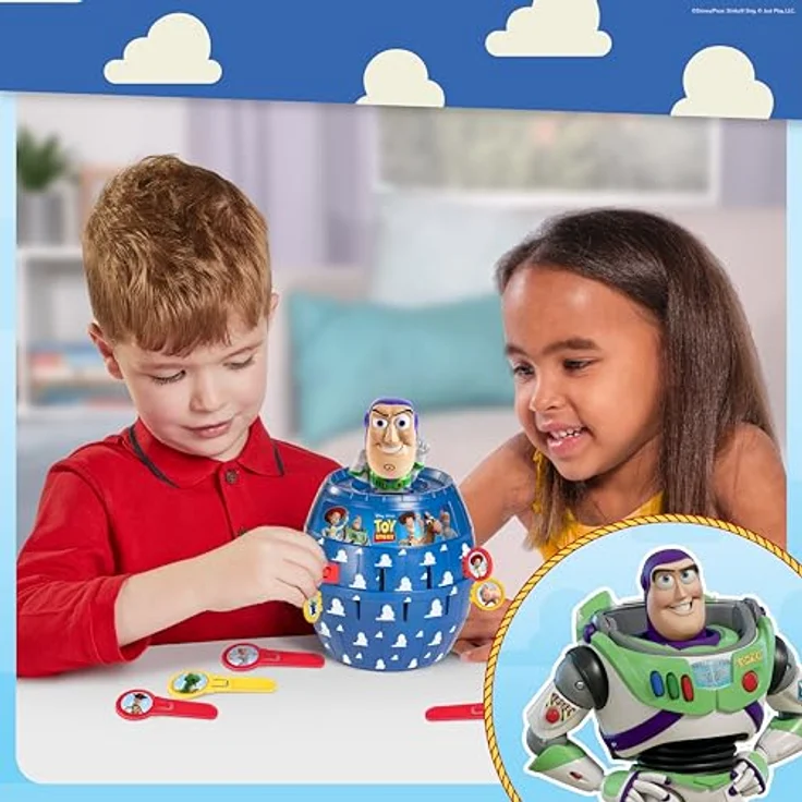 Tomy Disney Pixar Toy Story - Pop Up Buzz Lightyear, Brettspiel für 2-4 Spieler, geeignet ab 4 Jahren – Bild 3
