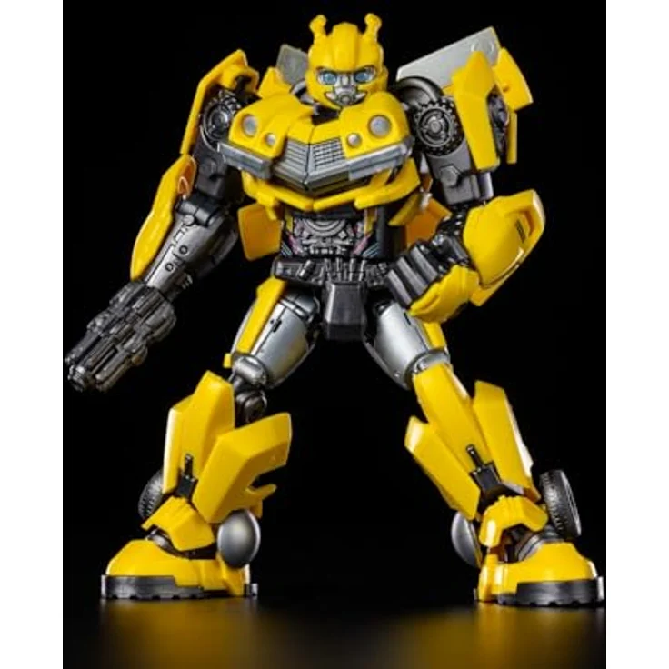 BLOKEES Transformers Figurine Plastic Model Kit Classic Class 02 Bumblebee, bewegliche Bausteinfigur mit leuchtenden Funktionen, geeignet für Sammler ab 12 Jahren – Bild 2