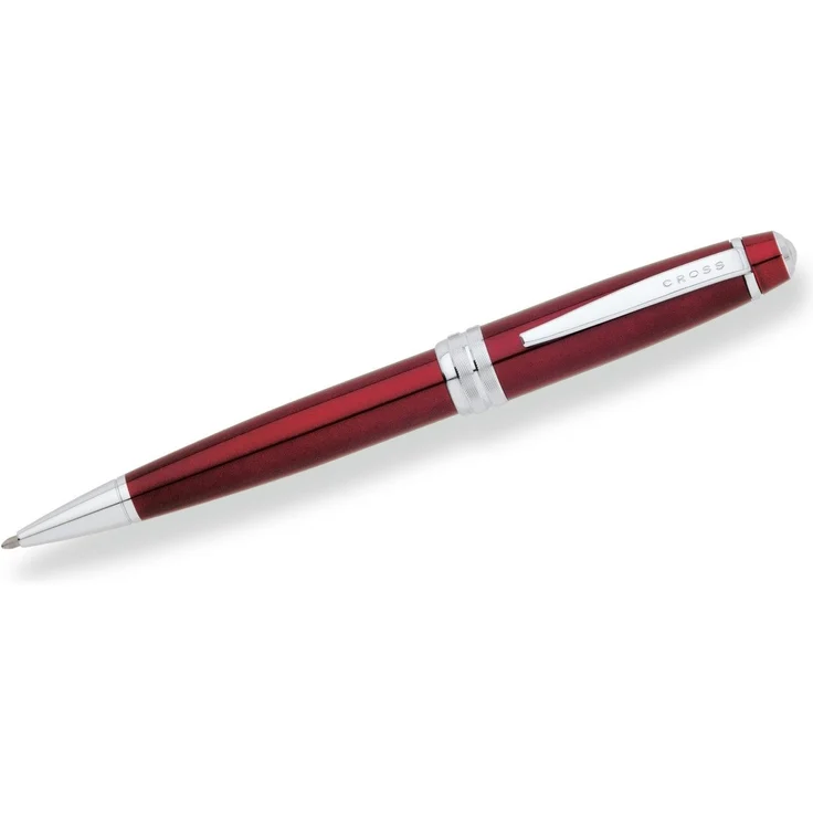 OTTO Füllfederhalter Kugelschreiber Bailey Rot-Lack, elegantes Schreibgerät mit Rotlackoberfläche. – Bild 1