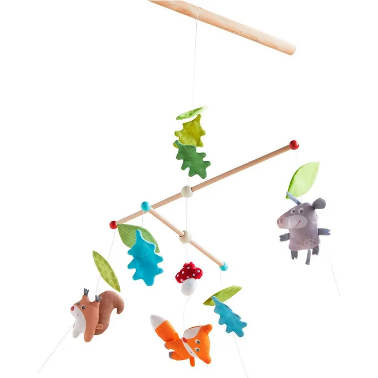 Haba Mobile Waldfreunde, Baby-Mobile mit fröhlichen Waldfreunden - Preisvergleich