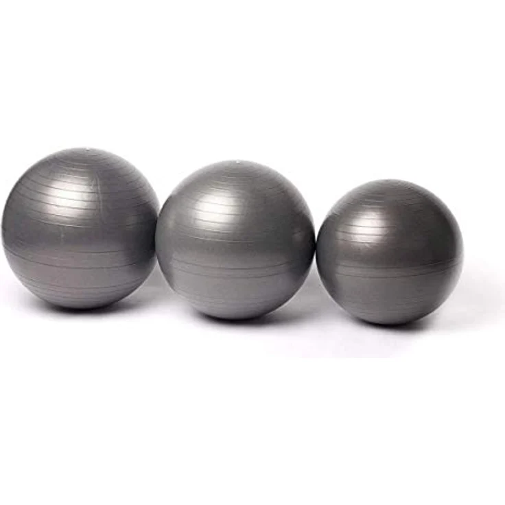 bodhi Gymnastikball (platzsicher), 75 cm, anthrazit, mit Logodruck – Bild 2