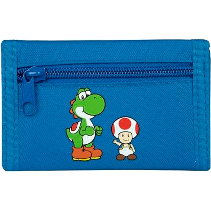 Undercover Super Mario Geldbörse, Kinder Portemonnee mit Reißverschluss, 8 x 13 cm, ideal für Jungen und Mädchen, perfektes Geschenk für Fans – Bild 3
