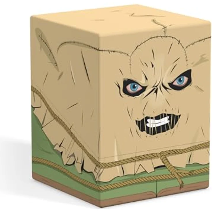 Squaroes Squaroe Batman: Gotham City GC013 - Scarecrow, Deck-Box für bis zu 100 Spielkarten, vollständig bedruckt, aus 78% erneuerbaren Rohstoffen, hergestellt in Deutschland – Bild 1