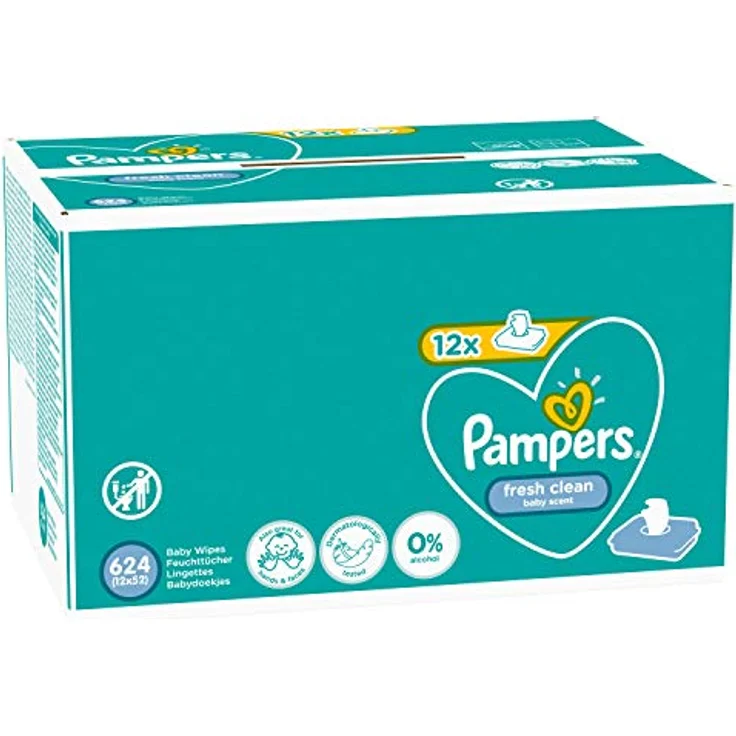 Pampers Fresh Clean Baby Feuchttücher 3x 4x52 Stück – Bild 9