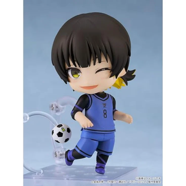 Orange Rouge Blue Lock Nendoroid Actionfigur Bachira Meguru, 10 cm, detailreich, aus Kunststoff, inkl. Fensterbox – Bild 5