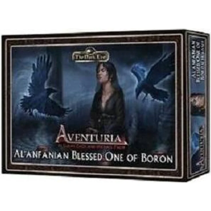 Ulisses Spiele Aventuria - Al Anfania Blessed One of Boron, Helden-Set mit Deck und Lebensrad-Zubehör (Deutsch)