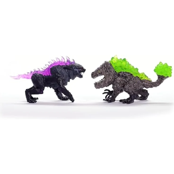 Schleich Schattenluchs vs Felsbrecher, Eldrador Creatures Set mit beweglichen Teilen, ca. 30 x 16 x 13,5 cm – Bild 5
