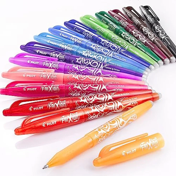 Pilot Frixion, Schreibstifte mit radierbarer Tinte, Blau, 0,4 mm, 12er Pack – Bild 4