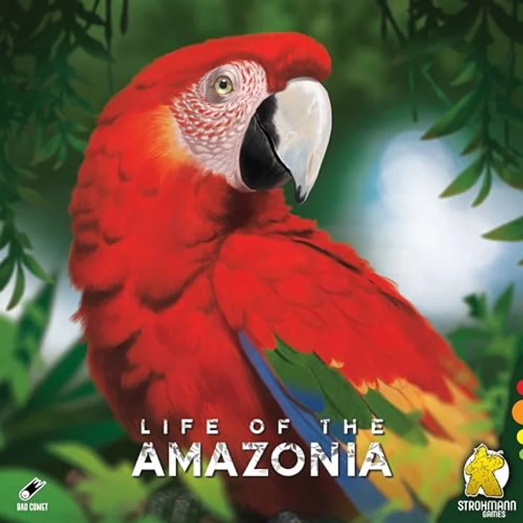 Strohmann Games Life of The Amazonia, strategisches Meeple-Placement-Brettspiel für 1-4 Spieler, ab 12 Jahren, 60-150 Minuten, Deutsch – Bild 2
