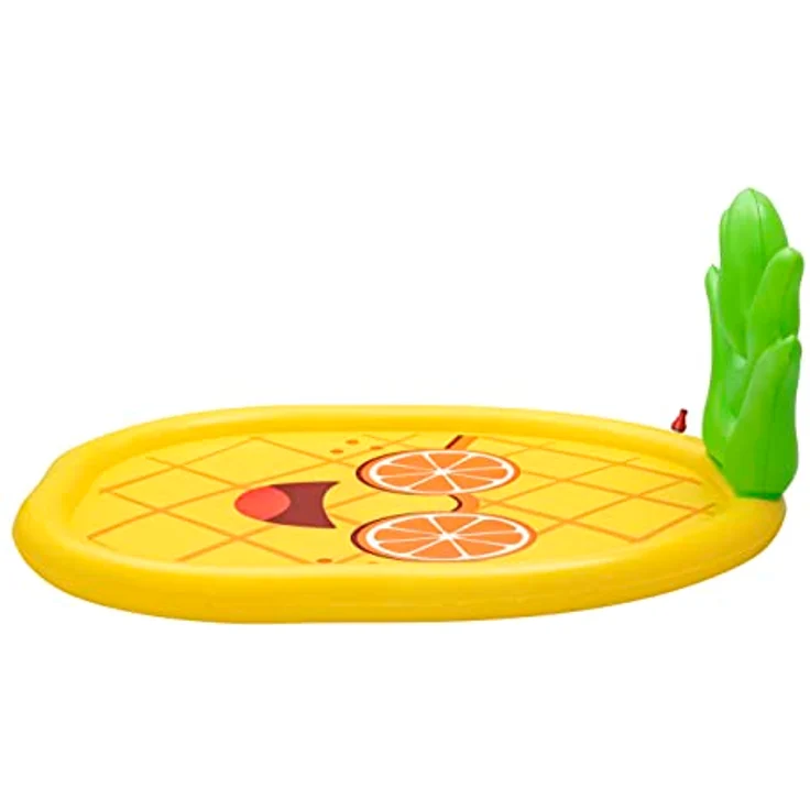 BESTWAY Wassermatte Sunny Pineapple, Planschbecken mit Wassersprinkler, 196x165 cm, strapazierfähiges PVC – Bild 11