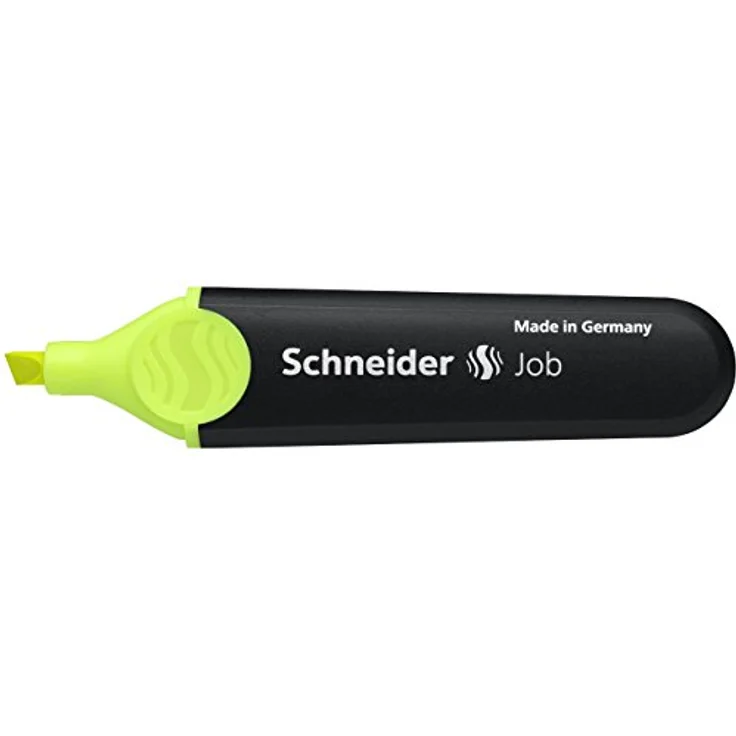 Schneider Job 150 Textmarker (nachfüllbar und lichtbeständig) 10er Pack gelb – Bild 3