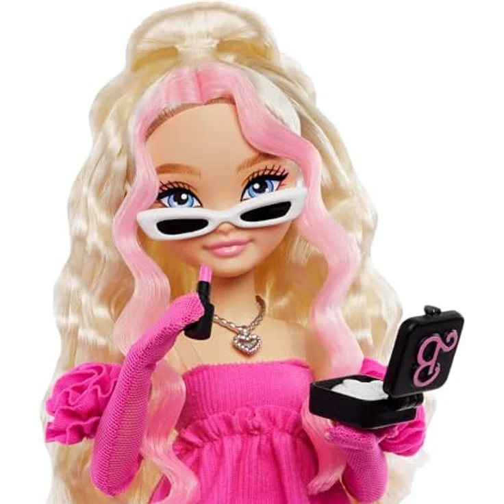 Barbie Anziehpuppe Barbie Dream Besties, Malibu - Modepuppe mit 11 verschiedenen Beauty-Accessoires, blonde gewellte Haare - Preisvergleich – Bild 4