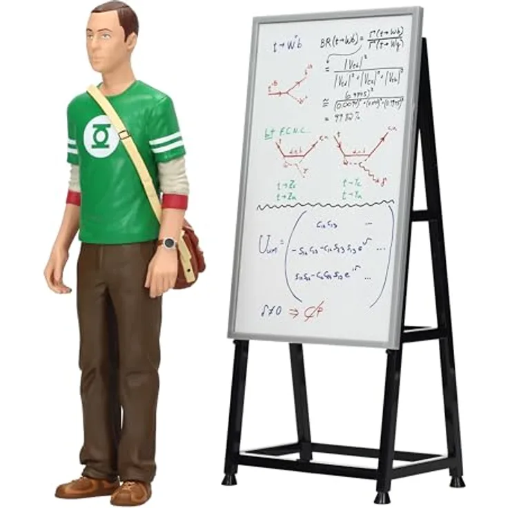 SD Toys Figur, Bunt 18 cm PVC Sammelfigur mit Tafel und Umhängetasche