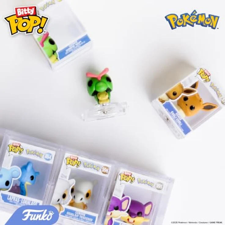 Funko Bitty Pop! Pokemon - Charmander 4PK mit Überraschungs-Mini-Figur, 0.9 Inch (2.2 cm) Sammlerstück, inkl. stapelbarem Display-Regal, perfektes Geschenk für Fans und Party-Accessoires – Bild 5