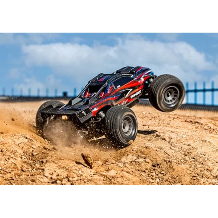 TRAXXAS MINI-XRT 3S-Power 4x4 Monster-Truck RTR, rot, Brushless-System, 3500kV Motor, 88 km/h, 4x4 Antriebsstrang, Wasserfester Fahrtenregler – Bild 2