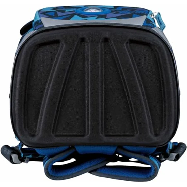 DerDieDas Schulranzen ErgoFlex Tiny Set 6-teilig, ergonomisches Design, mitwachsendes System, Dark Dragon blau, 21L Volumen – Bild 4
