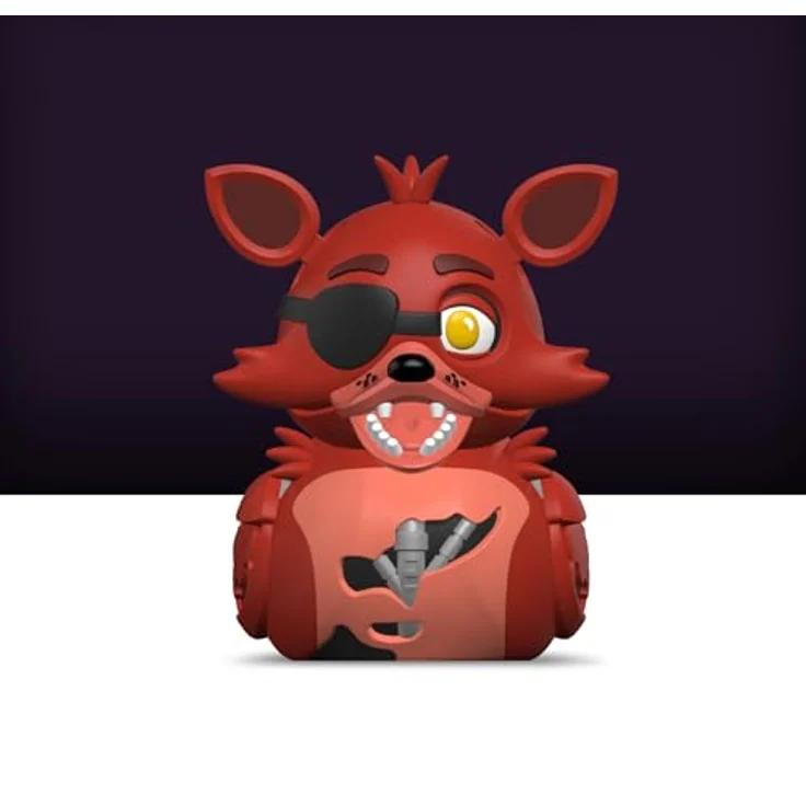 TUBBZ Mini: Five Nights at Freddy's - Foxy Cosplaying Rubber Duck Vinyl Figure, Mini-Badewannenspielzeug, 5 cm, entdecke die Welt der Cosplay-Enten – Bild 4