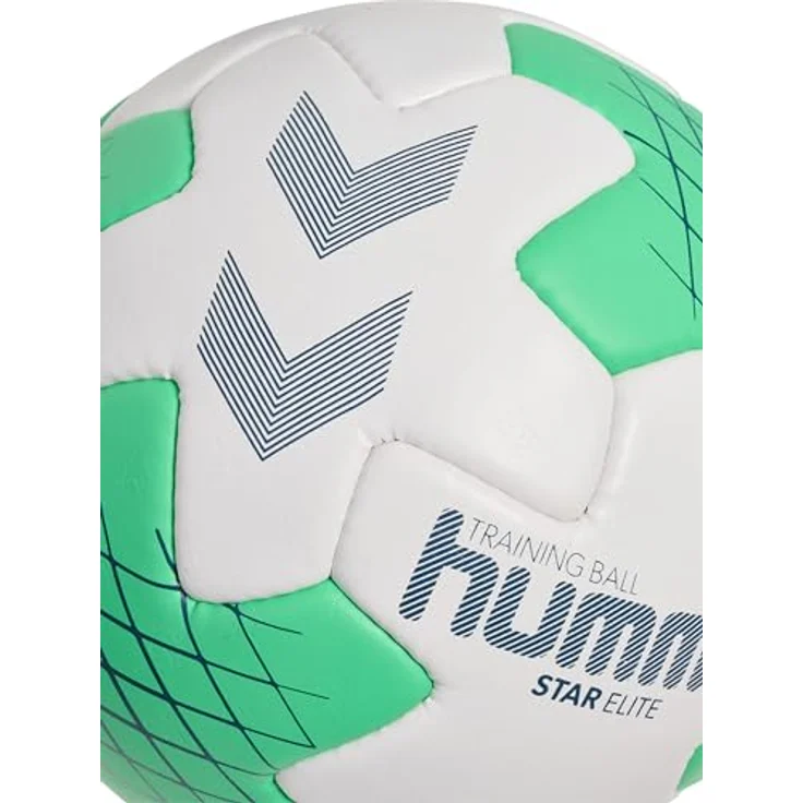 hummel hmlSTAR Elite HB Handball, Off White/Green/Marine, 3 - Strukturiertes Obermaterial für maximale Kontrolle und Flugeigenschaften – Bild 2