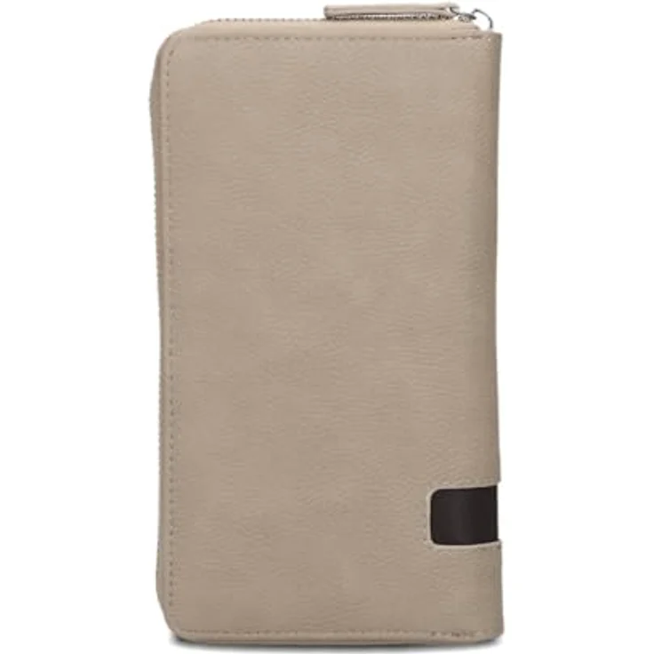zwei Mademoiselle Wallet Damengeldbörse 19 cm, Nubuk-blue (Blau), – Bild 3