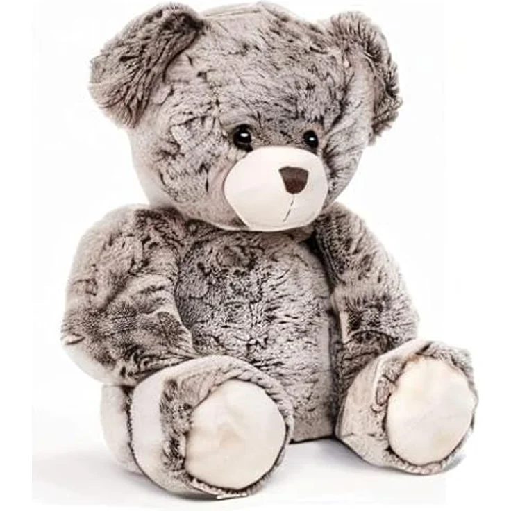 Uni-Toys - Teddybär, superweich (Dunkelbraun) - 24 cm (Höhe) - Plüsch-Bär, Teddy - Plüschtier, Kuscheltier – Bild 4