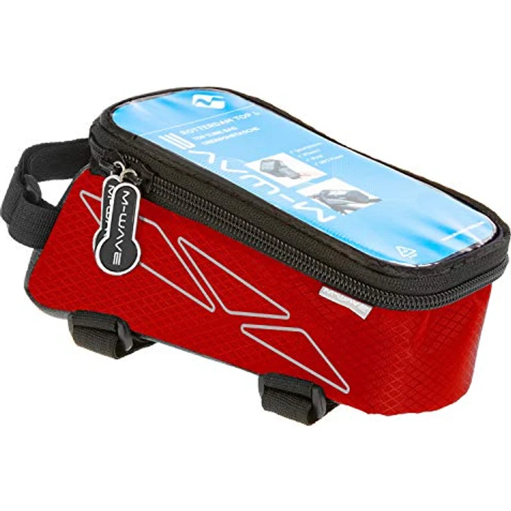 M-Wave Rotterdam Top Rahmentasche, Rot, 19 x 9 x 9 cm