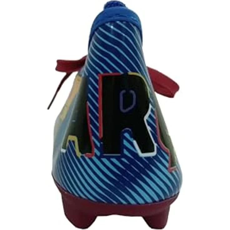 CYPBRANDS FC Barcelona Stiefeltasche, Blau (Blaugrana), 3D-Stiefelform, Reißverschluss zur sicheren Aufbewahrung – Bild 3