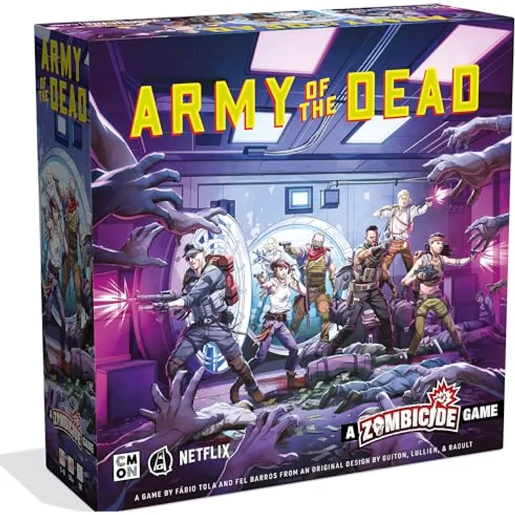 Cool Mini Or Not Zombicide Army of the Dead: Brettspiel basierend auf dem Film, 14 Jahre, 60 Minuten Spielzeit, für 1-6 Spieler