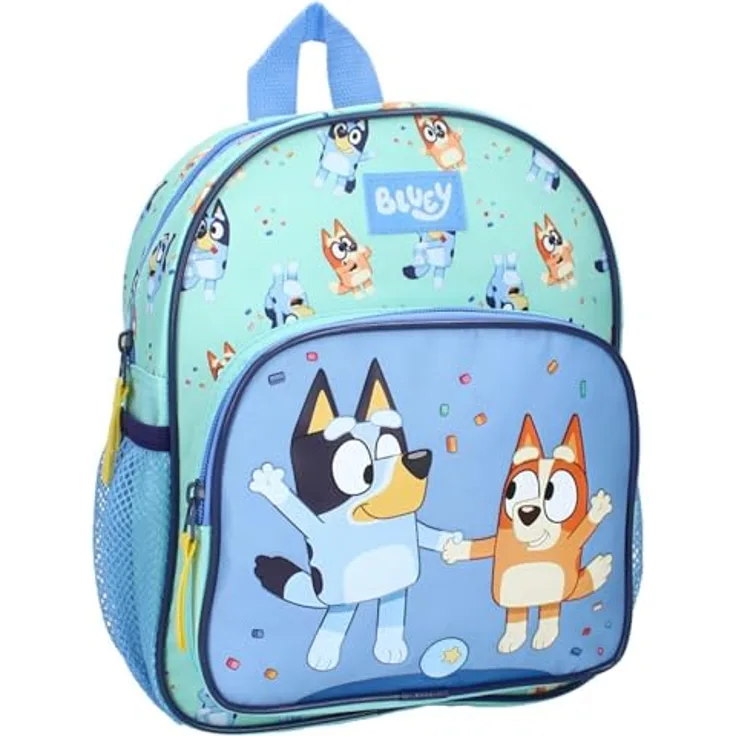 Vadobag Rugzak Bluey Beste Freunde Spaß, Kindergartenrucksack für Schule & Ausflüge