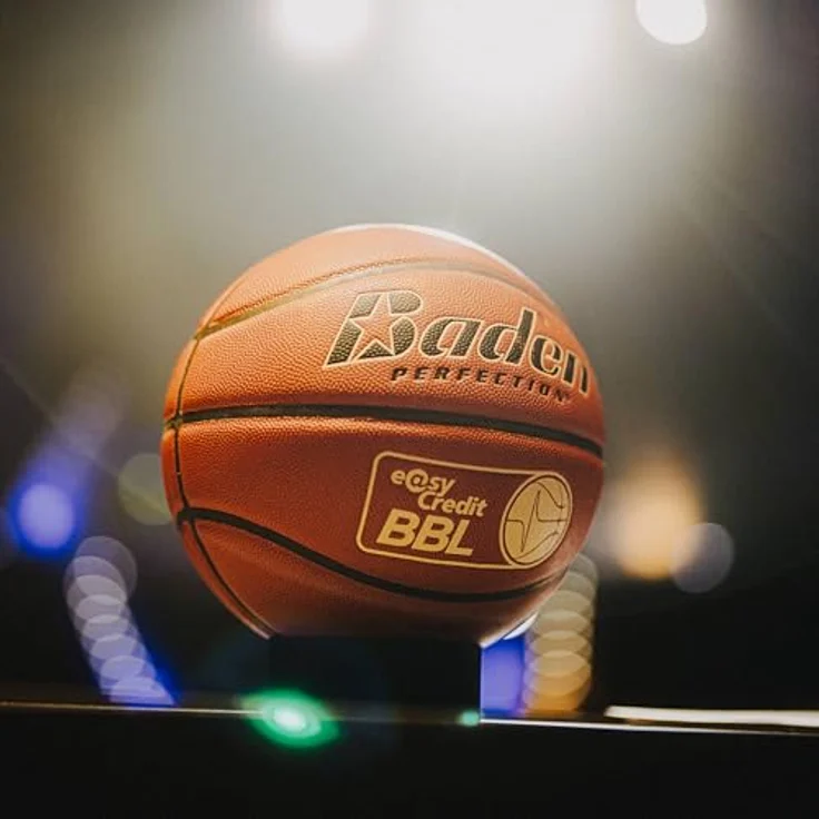 Baden Elite Pro - Offizieller Spielball der BBL Basketball Liga, orange – Bild 3