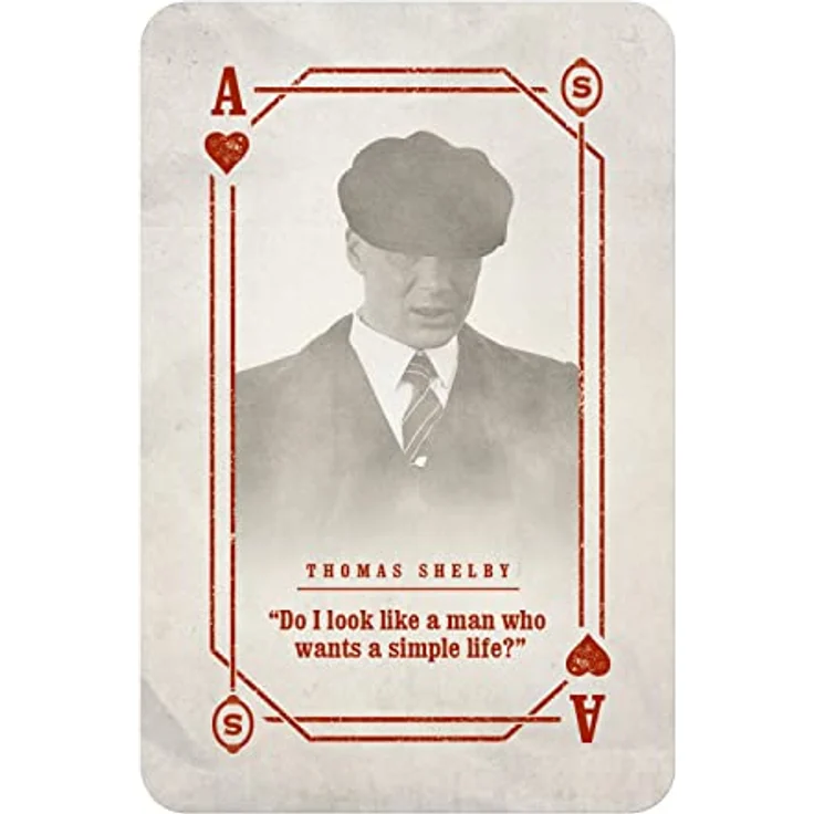 Winning Moves Waddingtons Peaky Blinders Spielkartenspiel, 52 hochwertige Spielkarten plus 2 Joker für Fans der Serie – Bild 4
