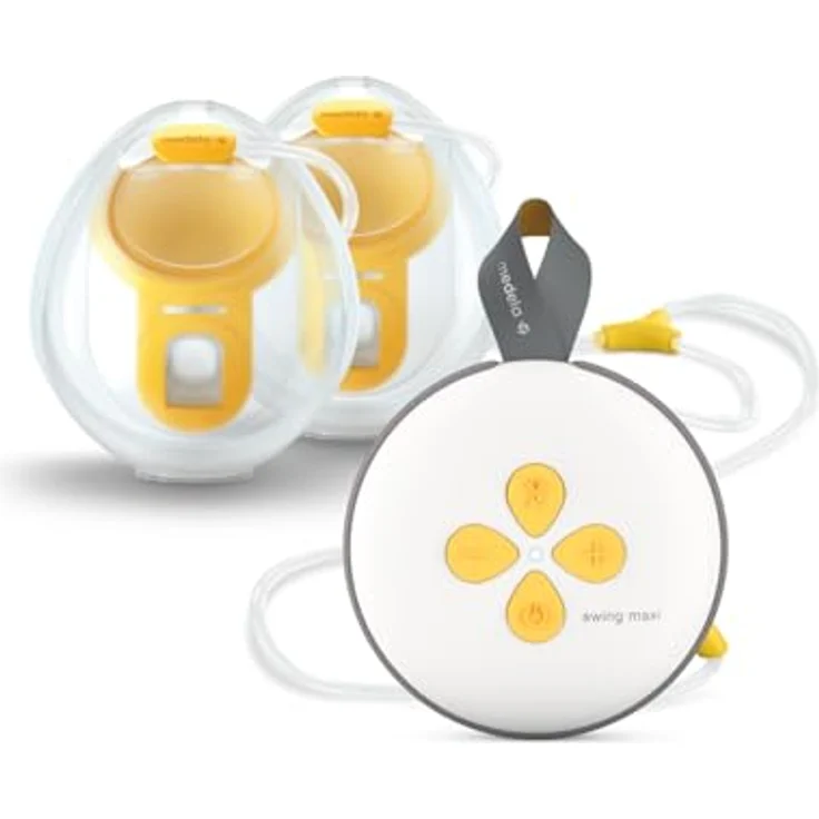 Medela Swing Maxi Hands-free, Elektrische Doppelmilchpumpe mit intuitivem Design, App-Connectivity und ultraleichtem Aufbau – Bild 1