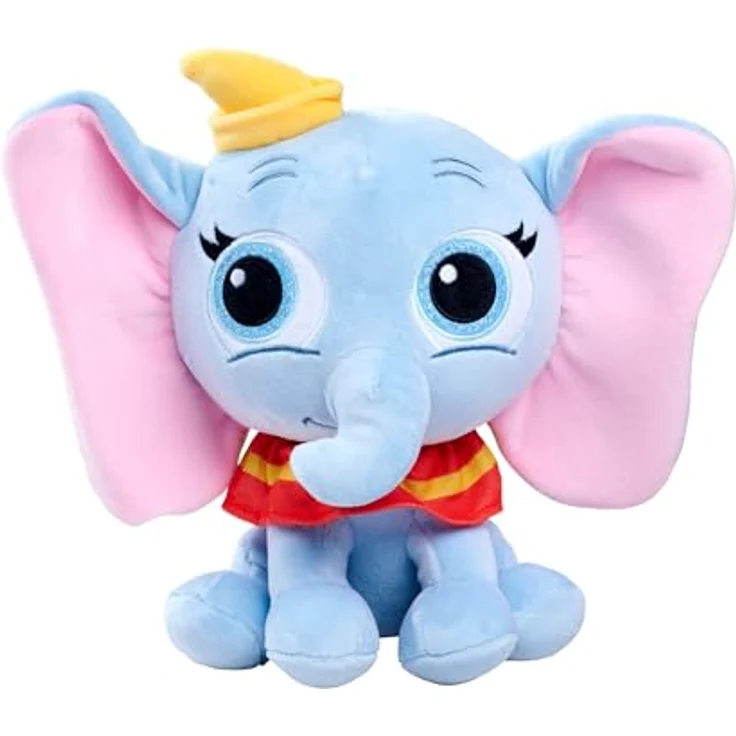 Simba Disney Doorables Dumbo, 25 cm Plüschfigur, kuschelig weich und vielseitig einsetzbar, geeignet für Kinder ab den ersten Lebensmonaten – Bild 1