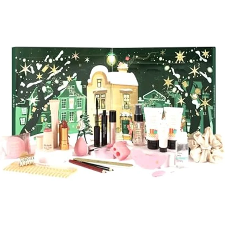 Douglas Beauty Adventskalender 2025 – 24-tlg. mit Make-up, Hautpflege & Accessoires, festliches Design – Bild 2
