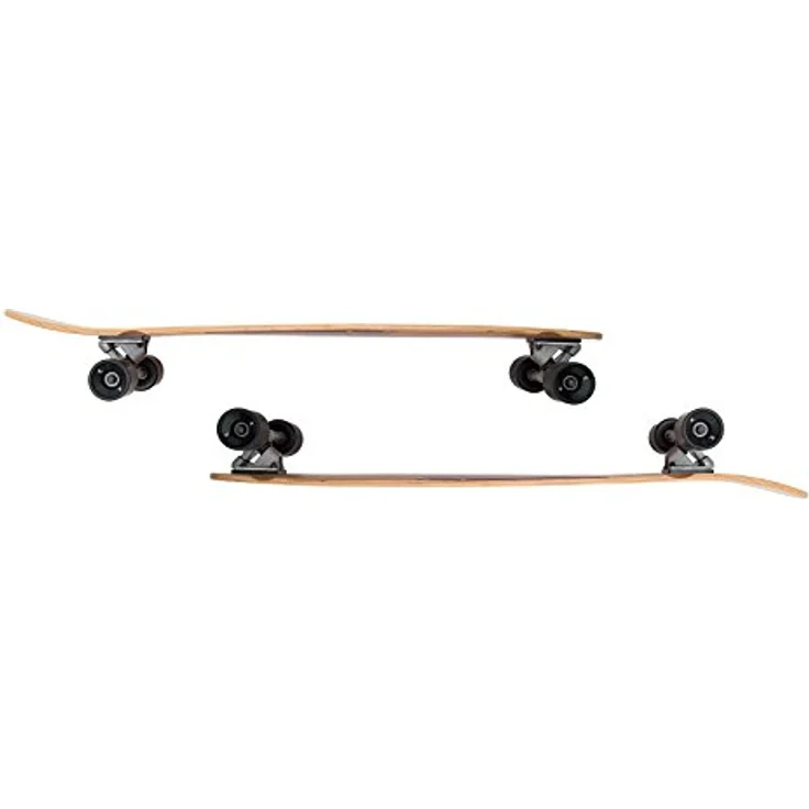 Apollo Longboard Hawaiian Wulff Kicktail Komplettboard mit High Speed ABEC Kugellagern, Freeride Skaten Cruiser Boards – Bild 2