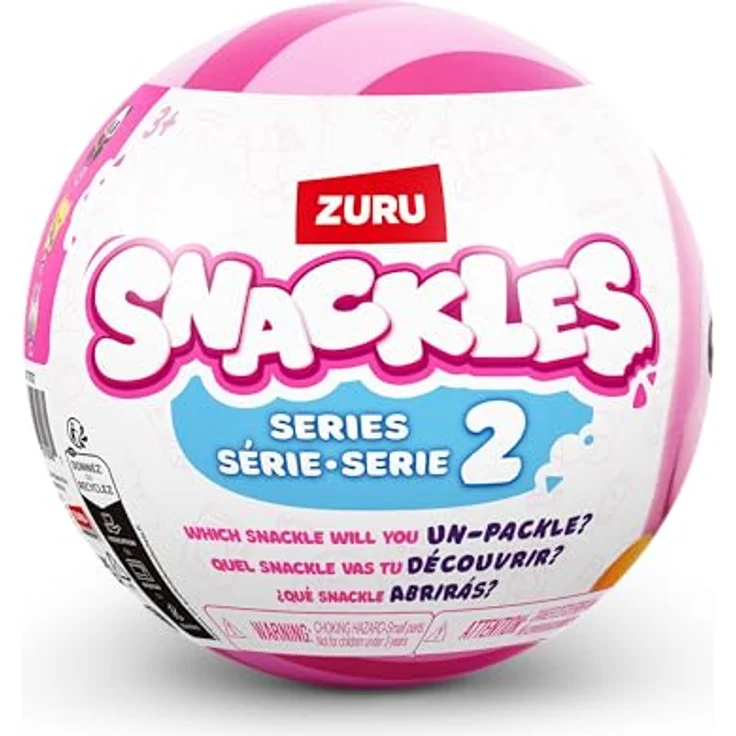 Zuru Snackles Serie 2 5-Zoll-Snackle von ZURU Cuddly Squishy Komfort 5-Zoll-Plüsch mit lizenzierten Snack Marke Accessoire zufällige Auswahl, Superweicher Plüsch, 12 Charaktere zum Sammeln – Bild 2