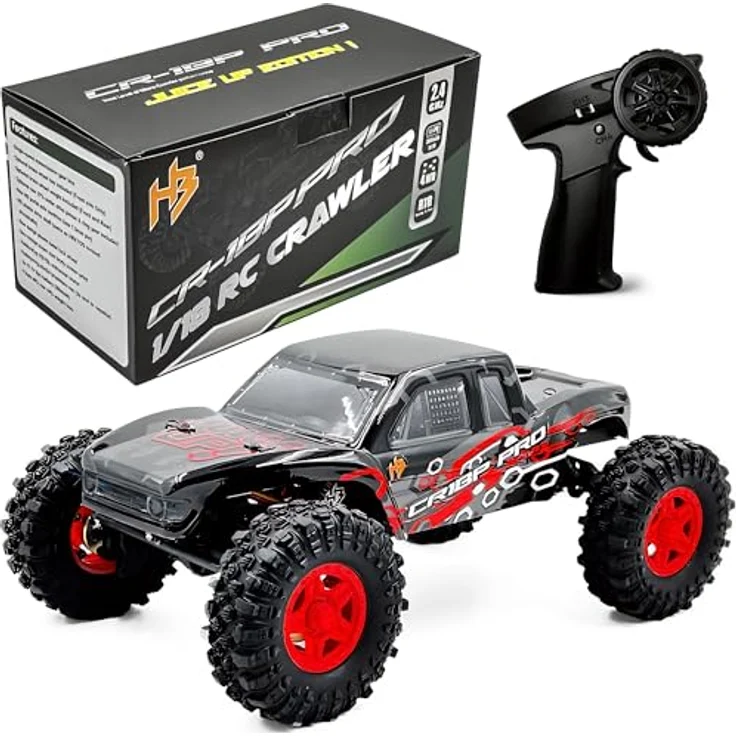Absima CR18P EVO PRO JUICED, 1:18 Brushless RC Truggy in Rot, 3S LiPo, wasserdicht, Over/Underdrive Achsen, optimierte Gewichtsverteilung – Bild 1