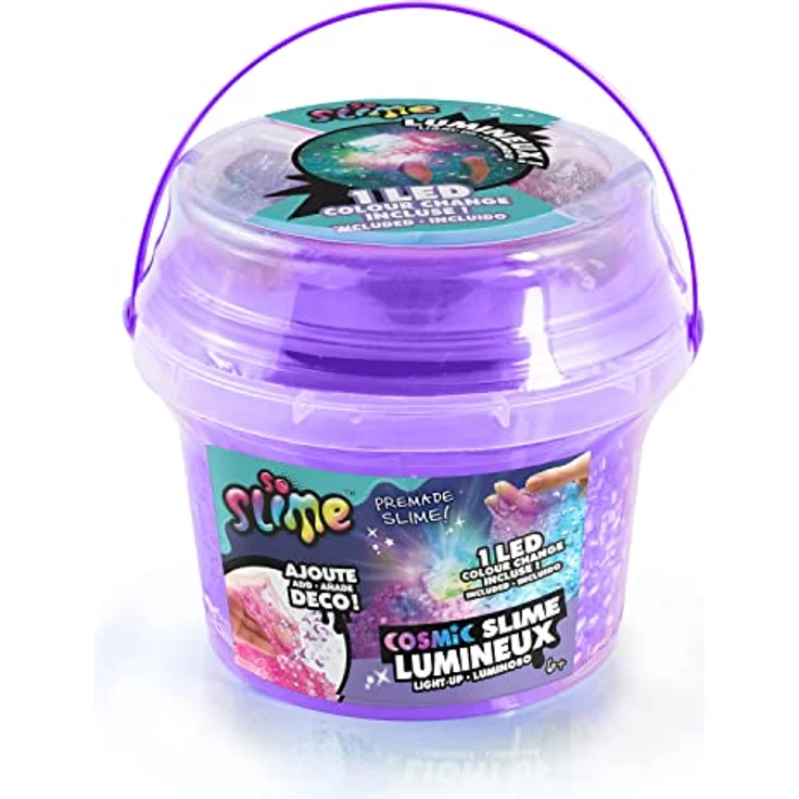 Canal Toys Slime SSC 217, Mehrfarbiger Experimentierschleim mit 350 Gramm, inkl. LED und Dekorationsbeuteln – Bild 4