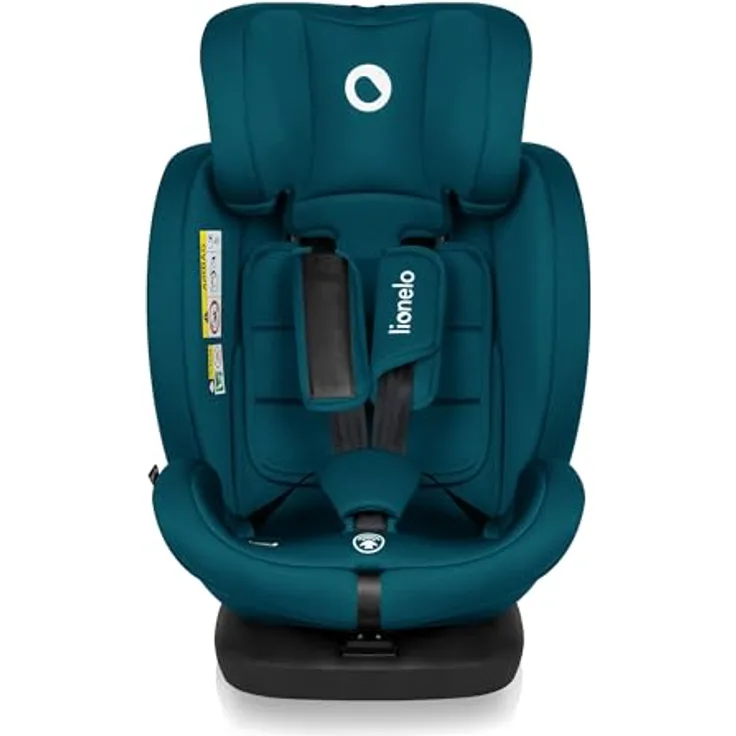 lionelo Autokindersitz BASTIAAN I-SIZE, i-Size / Isofix + Top Tether, ab Geburt bis 12 Jahre, 0-36 kg (Set) - Anthrazit