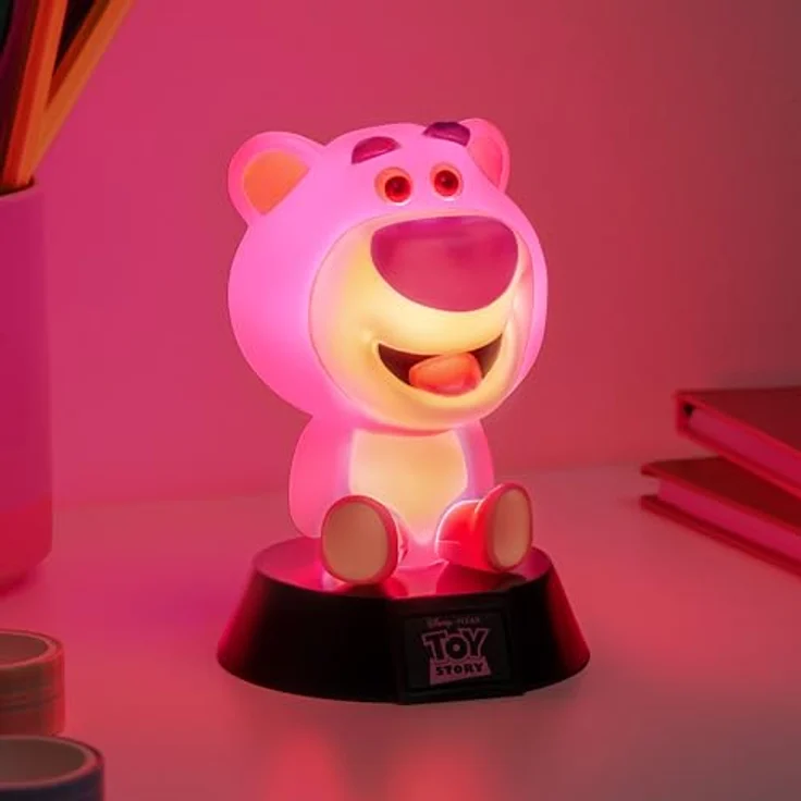 Paladone Toy Story Icons Leuchte Lotso Huggin Bear, Dekorationsleuchte mit WarmGlow-Funktion – Bild 3